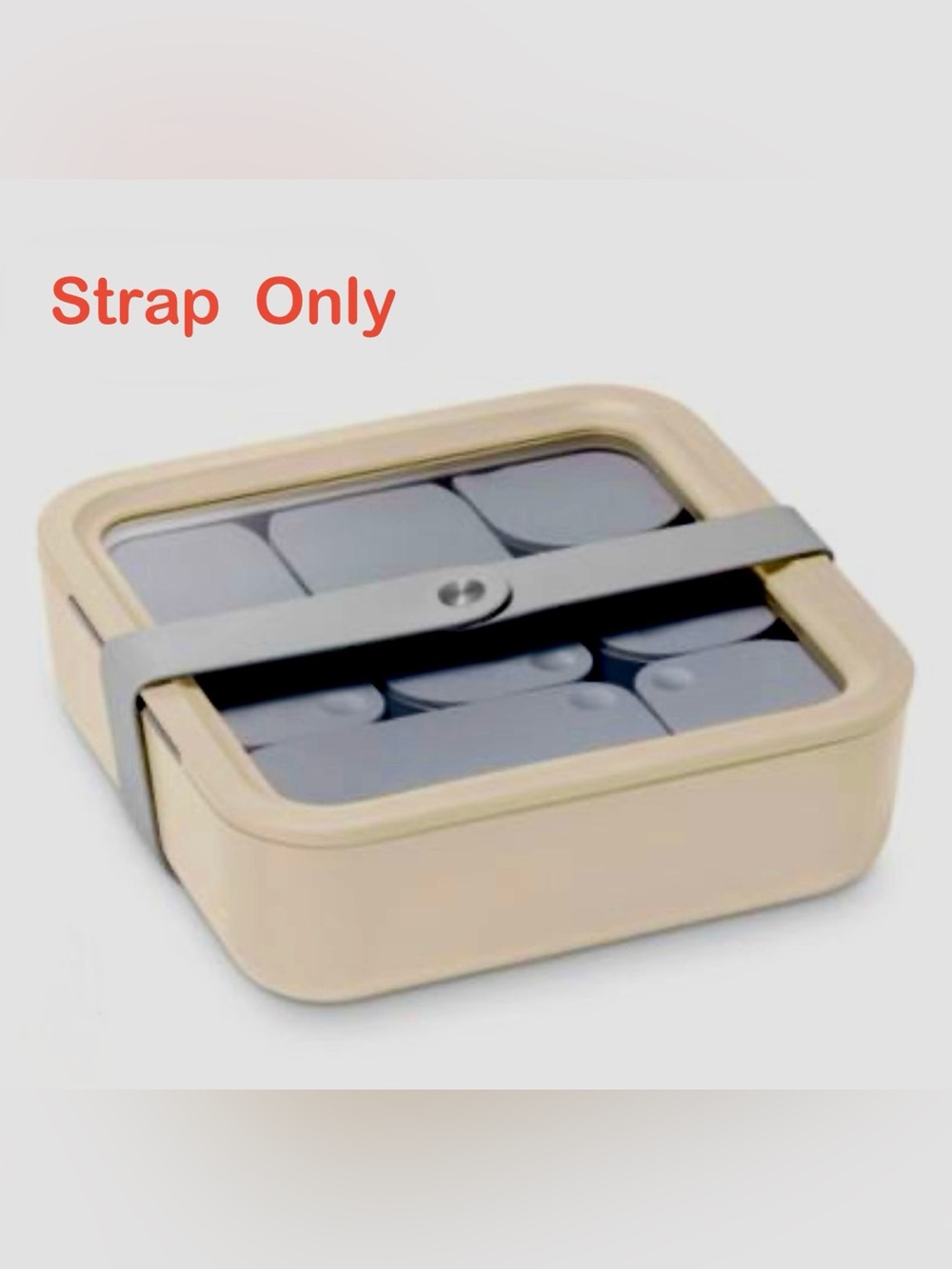Caraway Magnetic Pan Rack Storage Strap * Large * Grey * Replacement Single